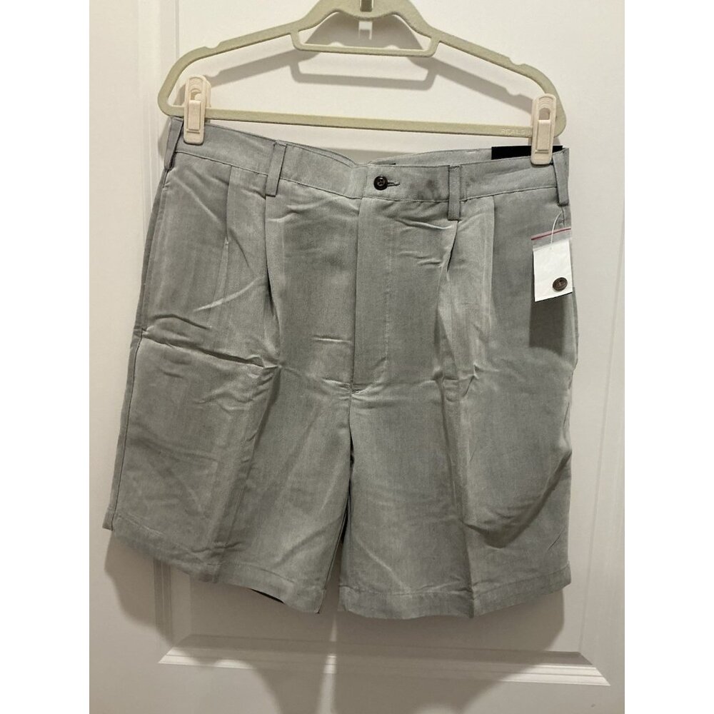 Andrew Fezza Shorts 36 Men’s Grey Ultra Feel Rayon Blend NWT